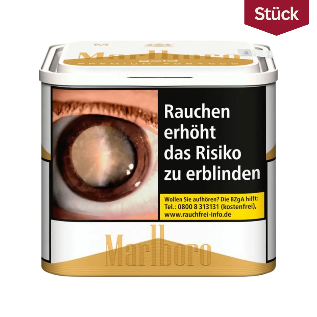 Bundle: Marlboro Gold Tabak Feinschnitt Dose (4x70g)