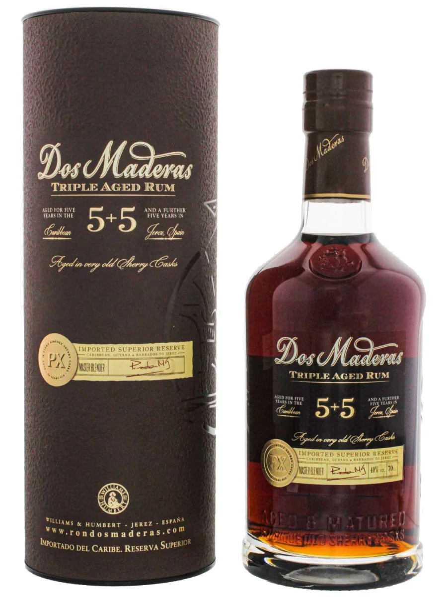 Dos Maderas 5+5 Jahre PX Rum 40% 0,7l