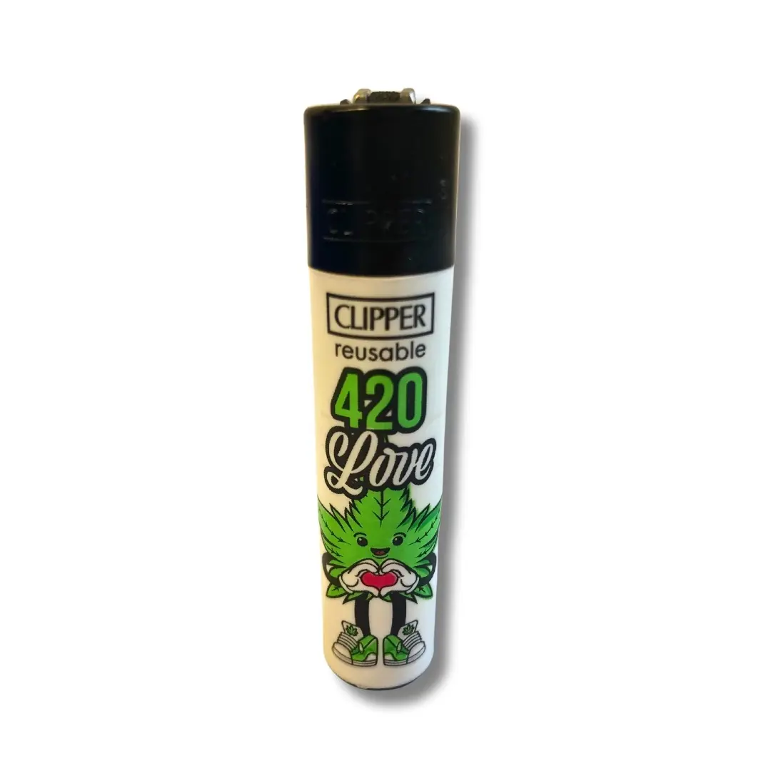 Clipper Feuerzeug Weed Slogan 13 4/4