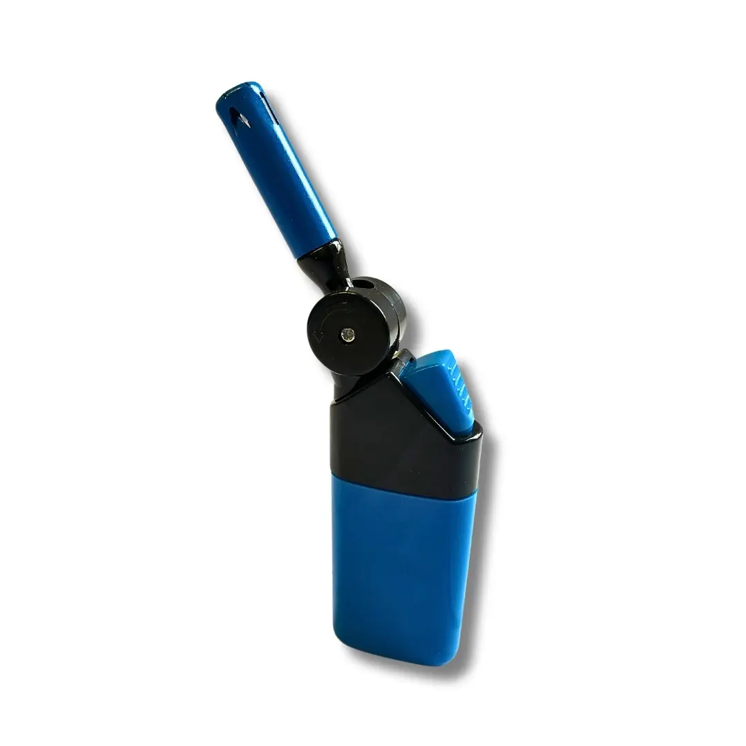Lux Pfeifenfeuerzeug Verstellbar Blau