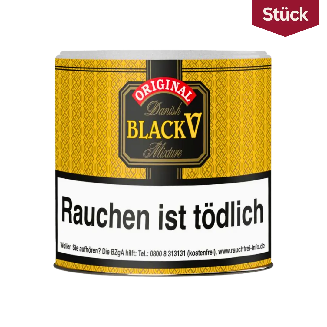 Danish Black V Vanille Pfeifentabak Dose (125g)