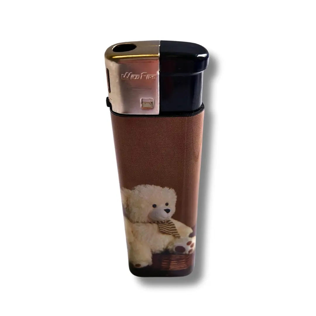 Wildfire Feuerzeug Elektro Teddy Weiss Korb