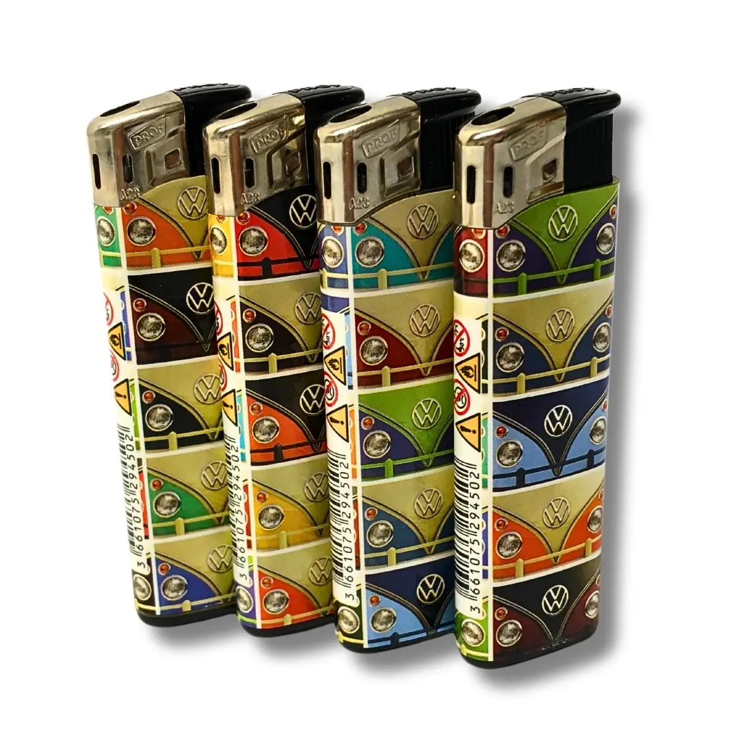 Prof Feuerzeug Set Elektro Volkswagen Bulli Kacheln