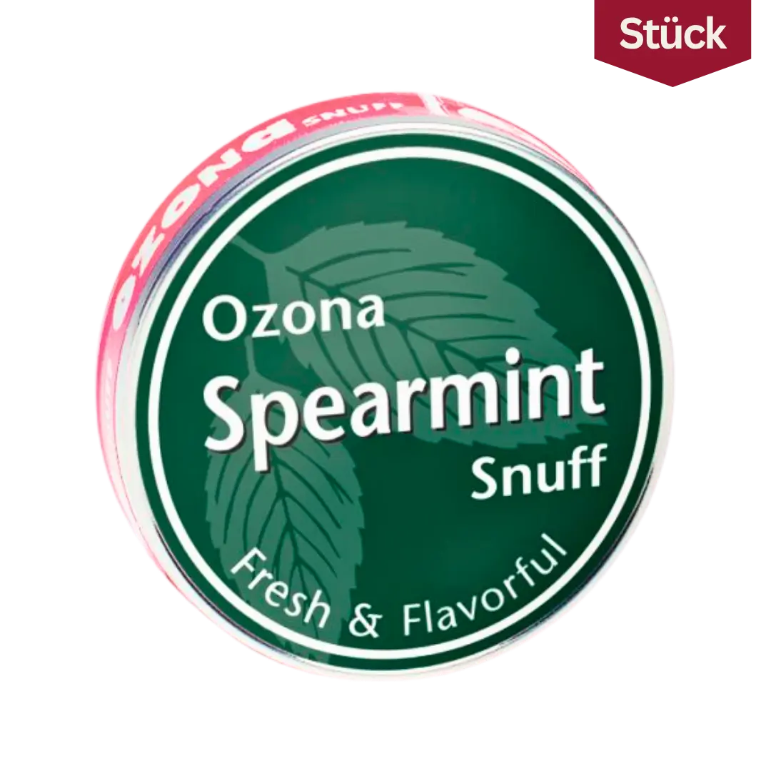 Ozona Spearmint Snuff Schnupftabak Dose