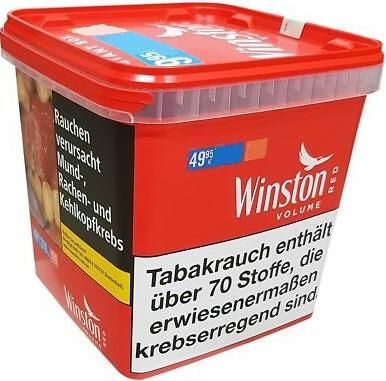 Winston Red Giant Box Tabak 205g Eimer