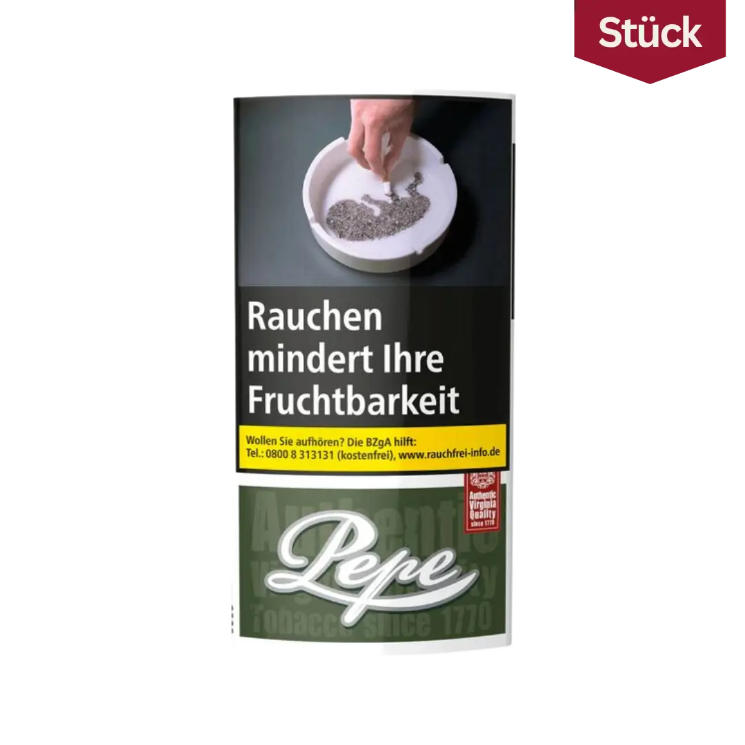 Pepe Dark Green Tabak Feinschnitt Pouch (30g)