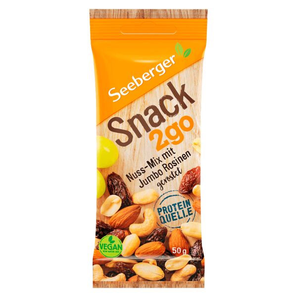 Seeberger Nuss Mix mit Jumbo Rosinen (12x50g)