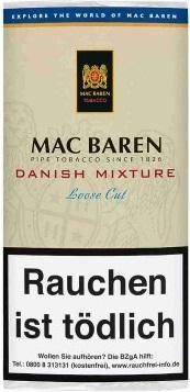 5x Mac Baren Danish Mixture Tabak 50g Pouch (Pfeifentabak)