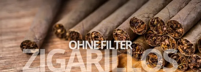 Zigarillos ohne Filter Banner Mobile