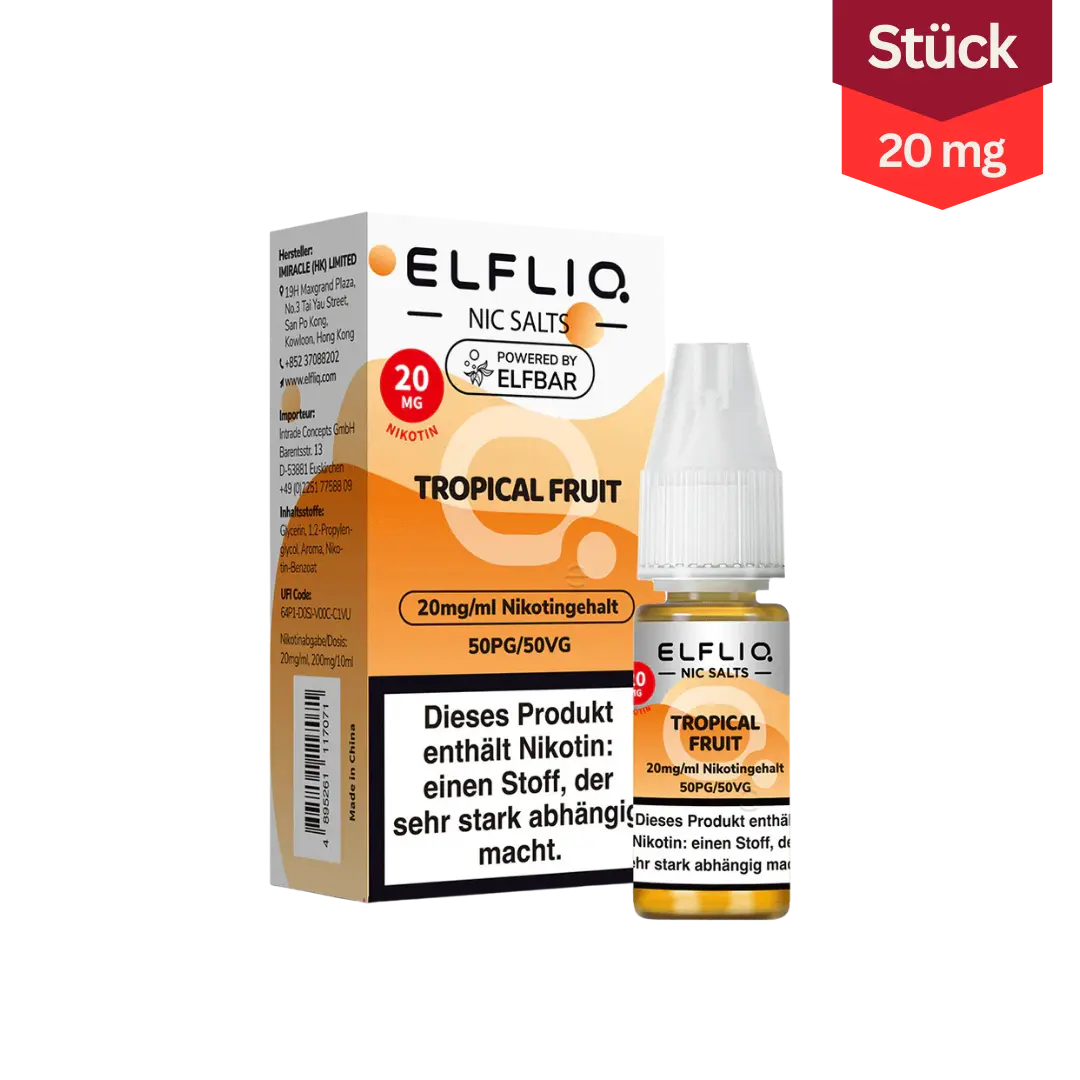 Elfliq Vape Liquid Tropical Fruit