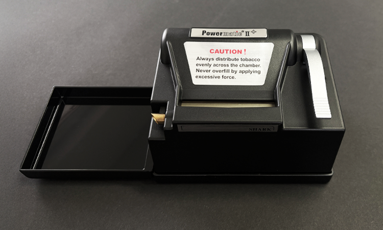Powermatic 2 Plus – elektrische Zigarettenstopfmaschine mit Tabakschacht