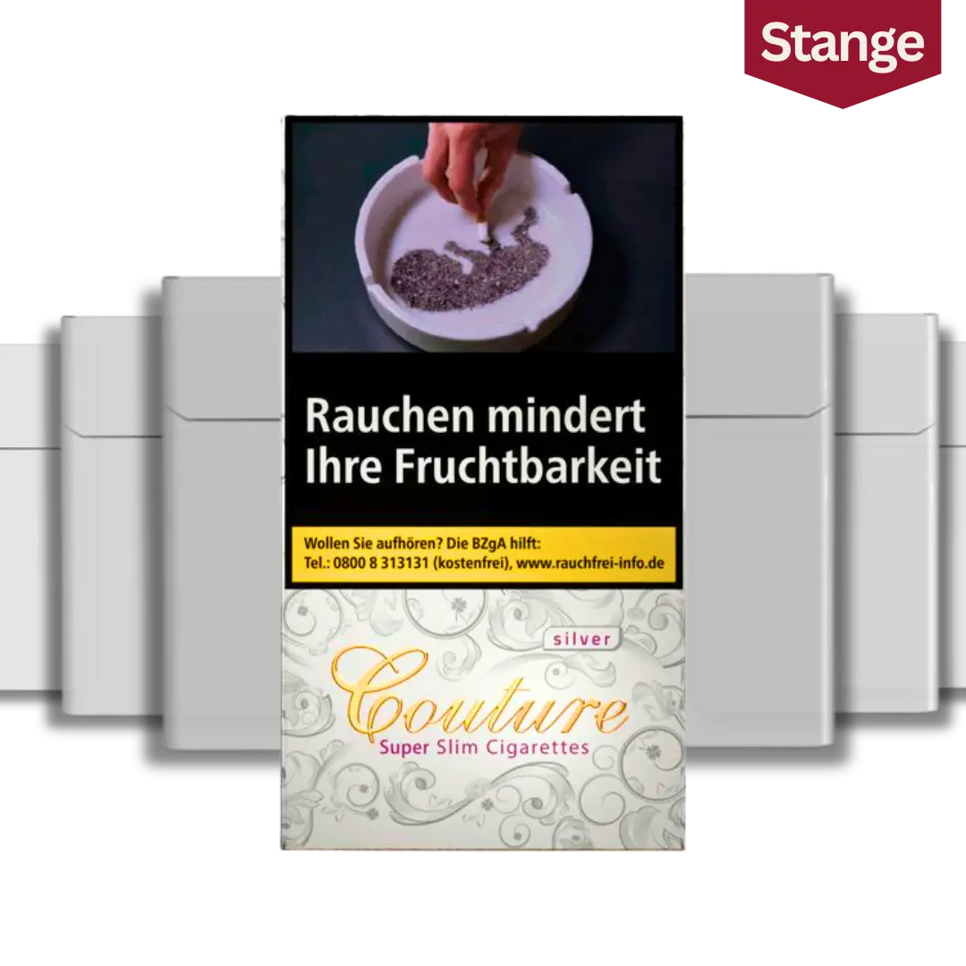 Couture Silver Slim Zigaretten Stange