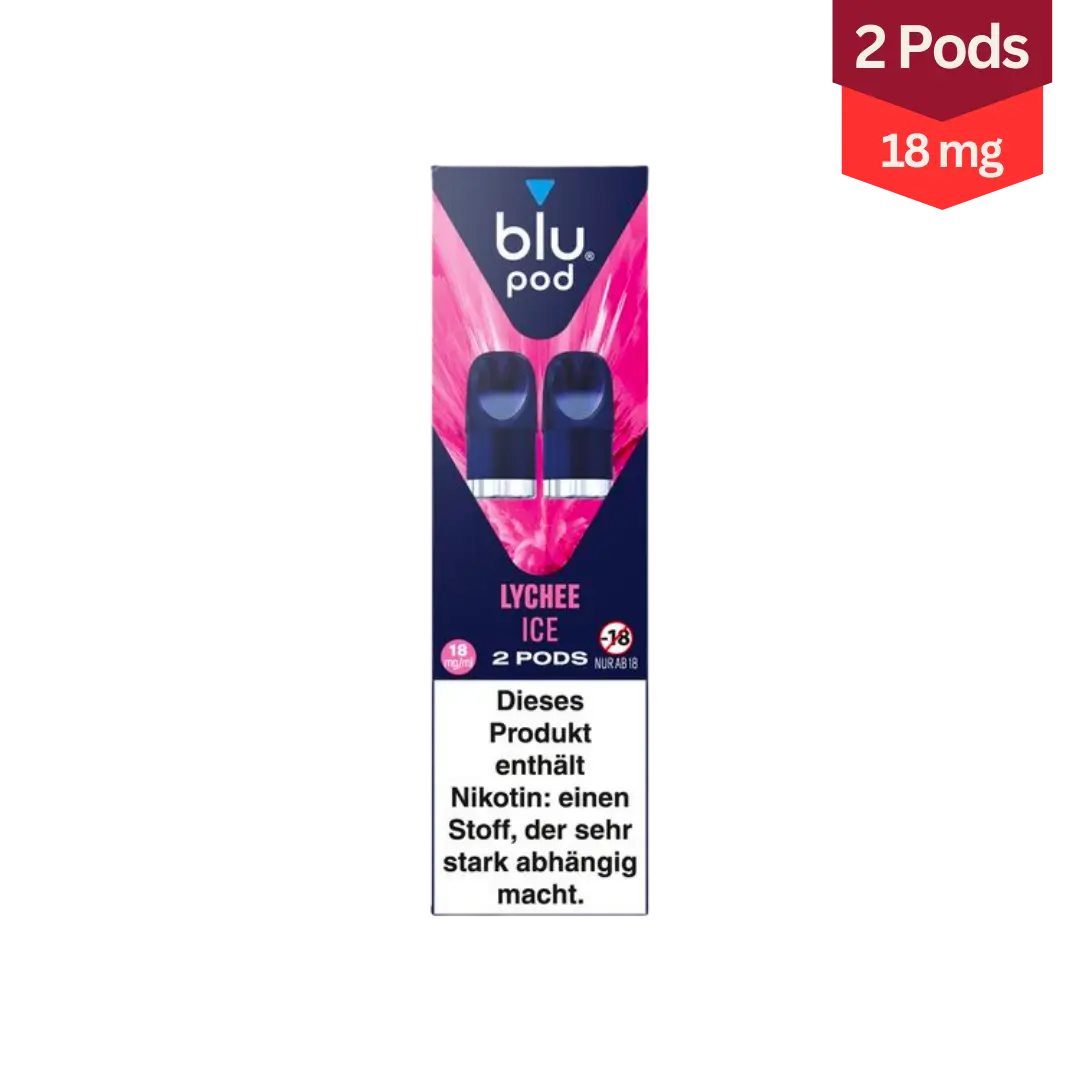 blu Pod Vape Lychee Ice 18mg