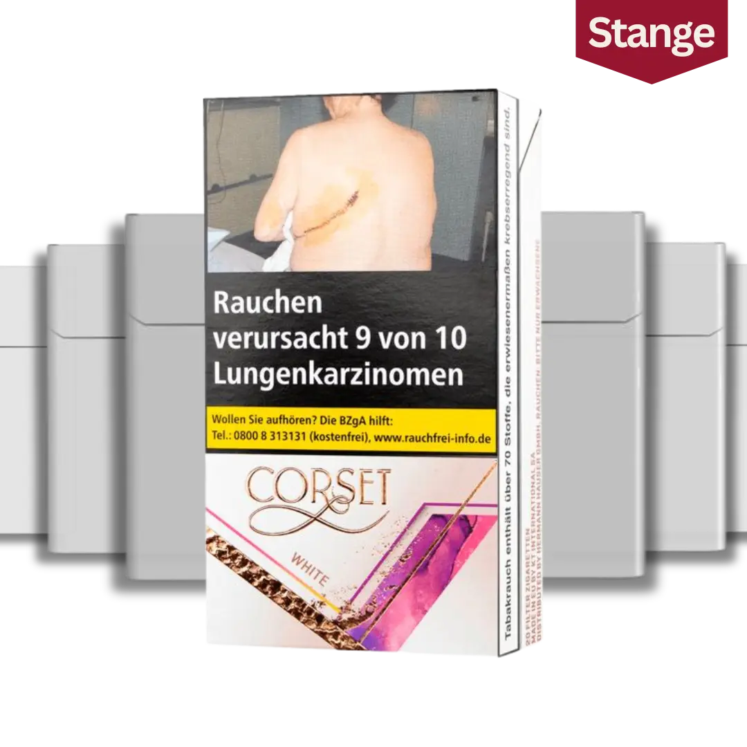 Corset White (Pearl) Slim Zigaretten Stange (10x20 Stück)