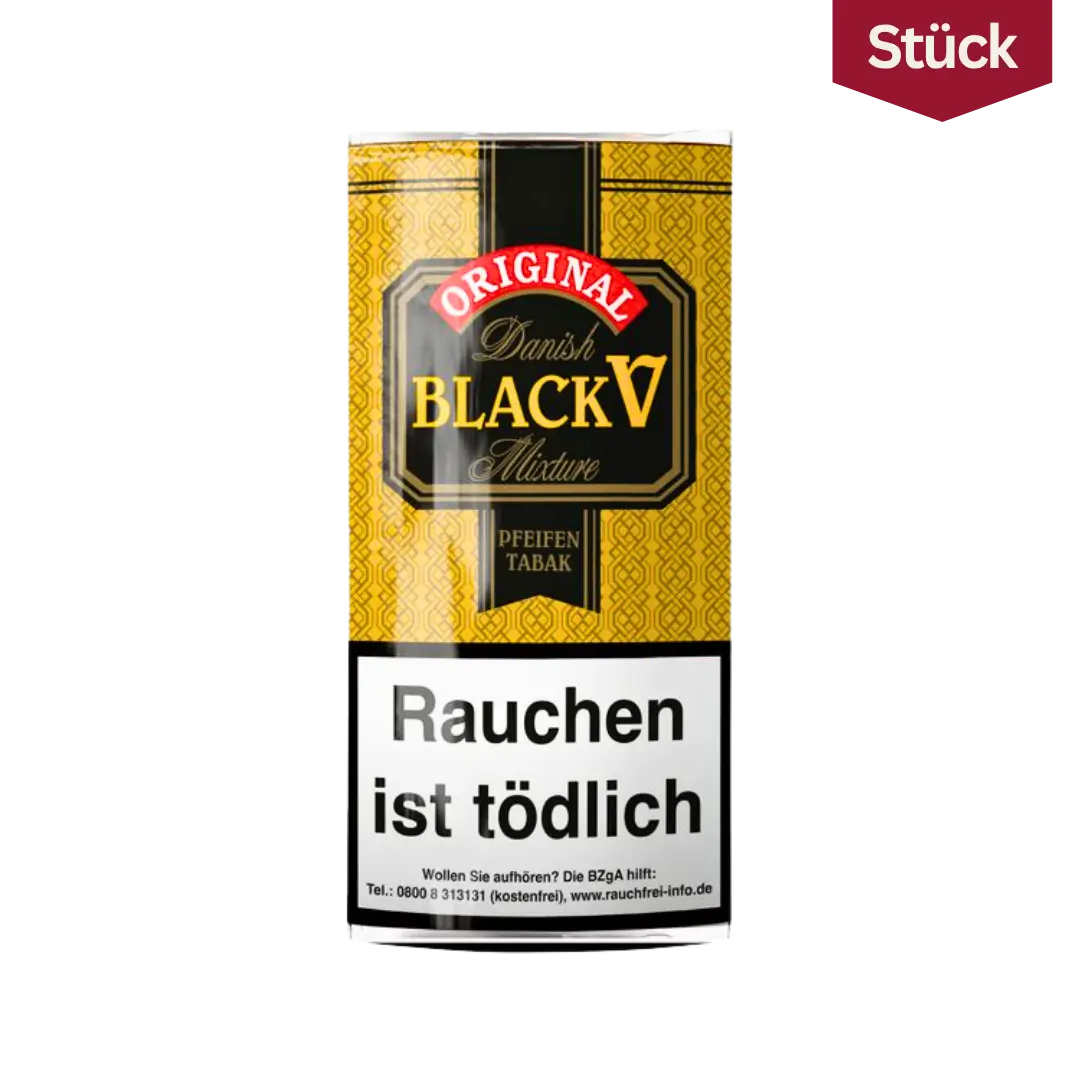 Danish Black V Vanille Pfeifentabak Pouch (40g)