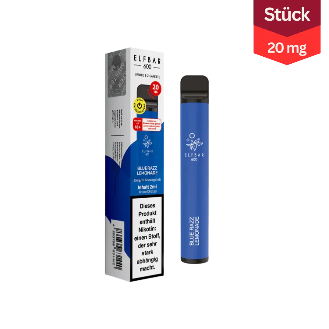 Elfbar 600 Blue Razz Lemonade 20mg