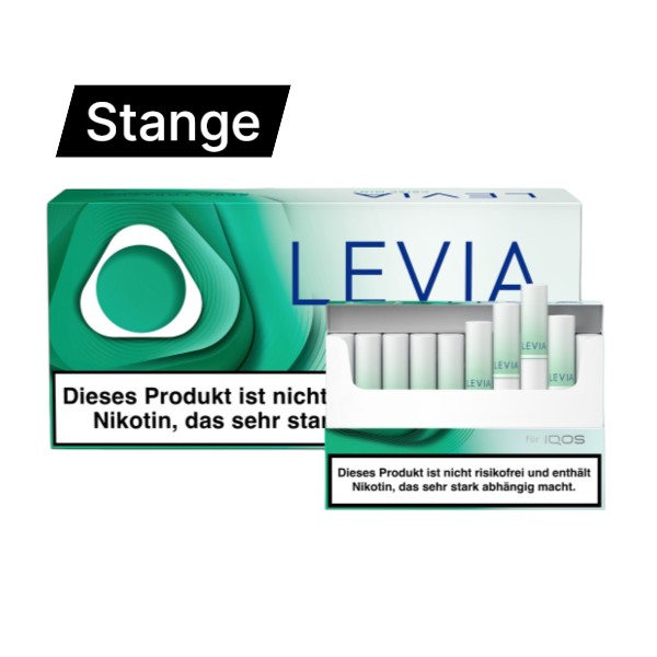 IQOS Levia Crisp Mint Stange - Block mit 10 Schachteln à 20 Sticks