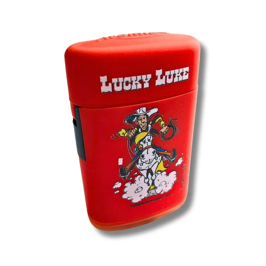 Atomic Sturmfeuerzeug Jetflame Lucky Luke Rot