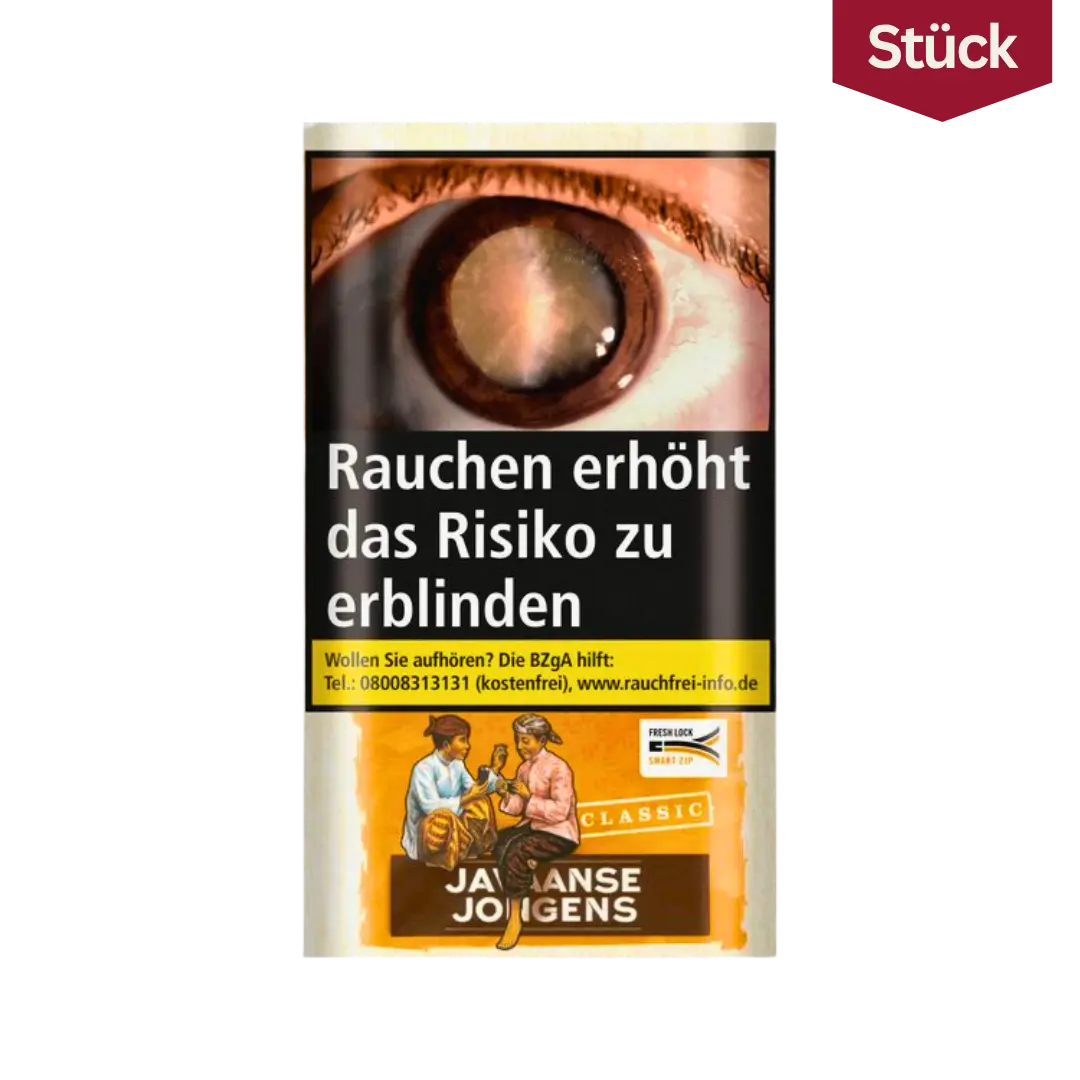 Javaanse Jongens Classic Feinschnitt Tabak Pouch (30g) 