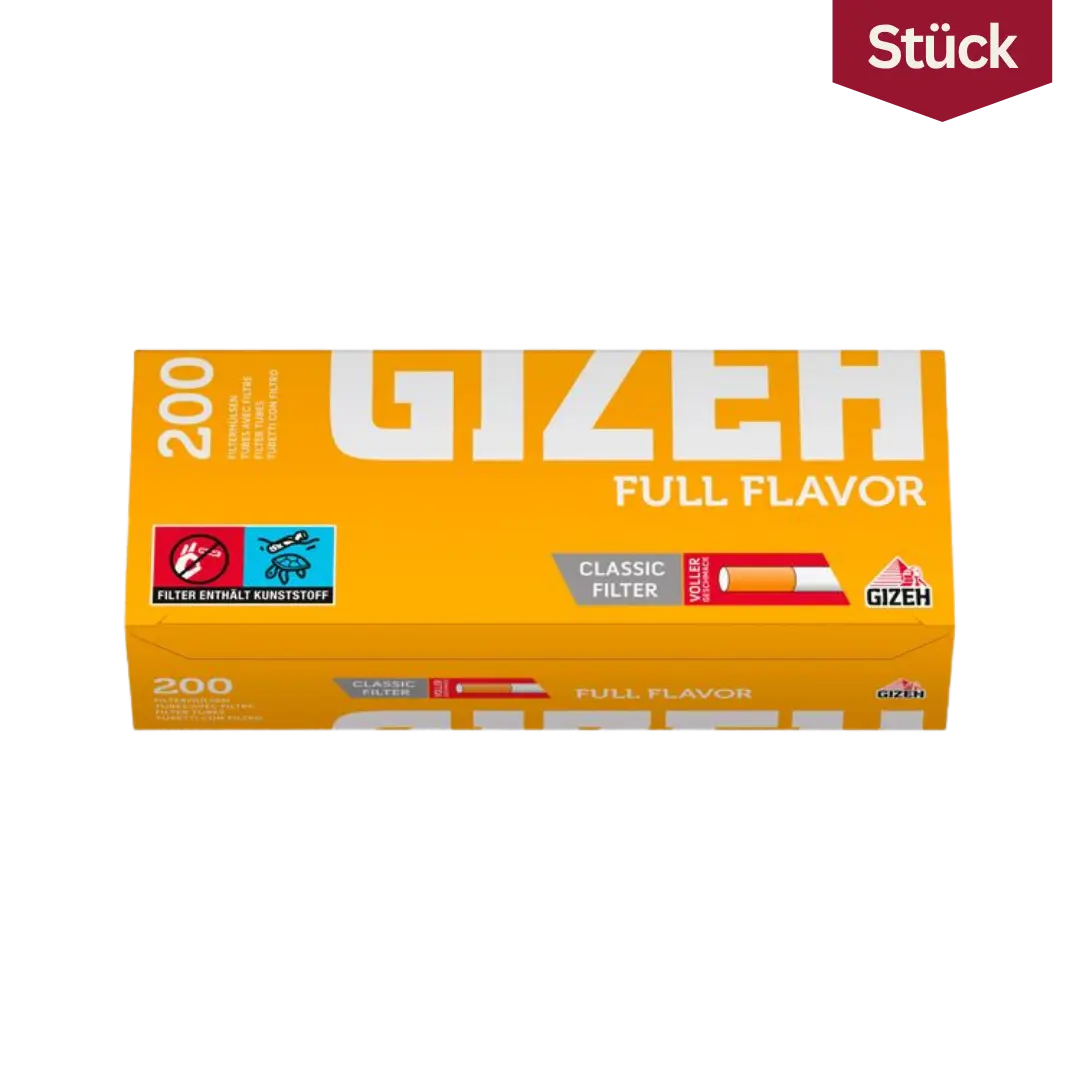 Gizeh Hülsen Full Flavor Hülsen (200 Stück)