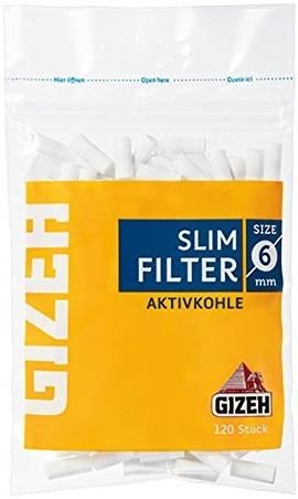 TH50411 Gizeh Filter Slim Filter Aktivkohle (120 Filter)