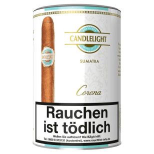 Dose mit 25 Candlelight Corona Sumatra Zigarren