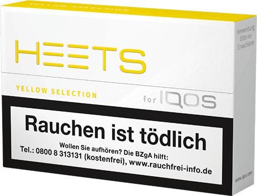 Iqos Heets Yellow Tabaksticks Stange (10x20 Stück)