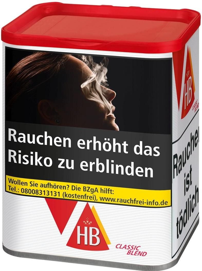 HB Classic Blend Feinschnitt Tabak Dose Stange (4x75 Gramm)