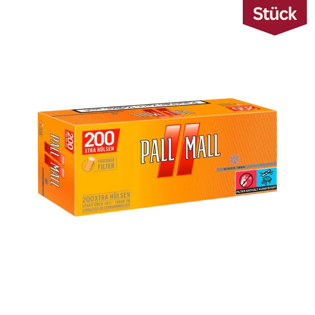 Pall Mall Allround Filterhülsen Extra Size (200 Stück) Pall Mall Allround Filterhülsen Extra Size (200 Stück)