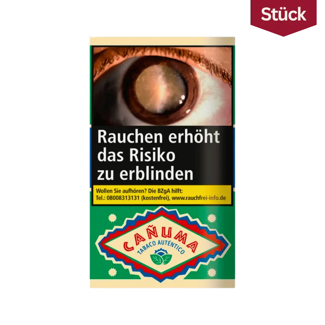 Canuma Green Tabak Feinschnitt Pouch