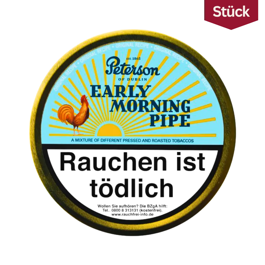 Peterson - Early Morning Tabak Pfeifentabak Dose (50g)