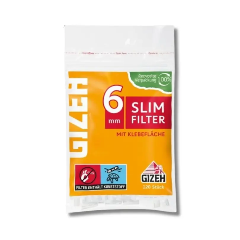 Gizeh Zigaretten Filter Slim (120 Stück) Gizeh Zigaretten Filter Slim (120 Stück)