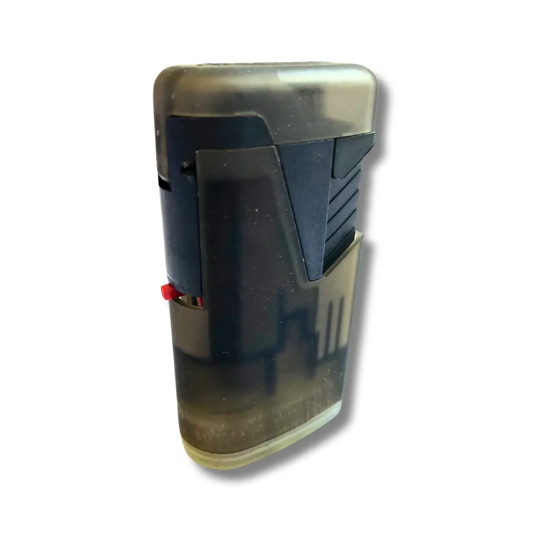 Atomic Sturmfeuerzeug Double Jetflame Schwarz