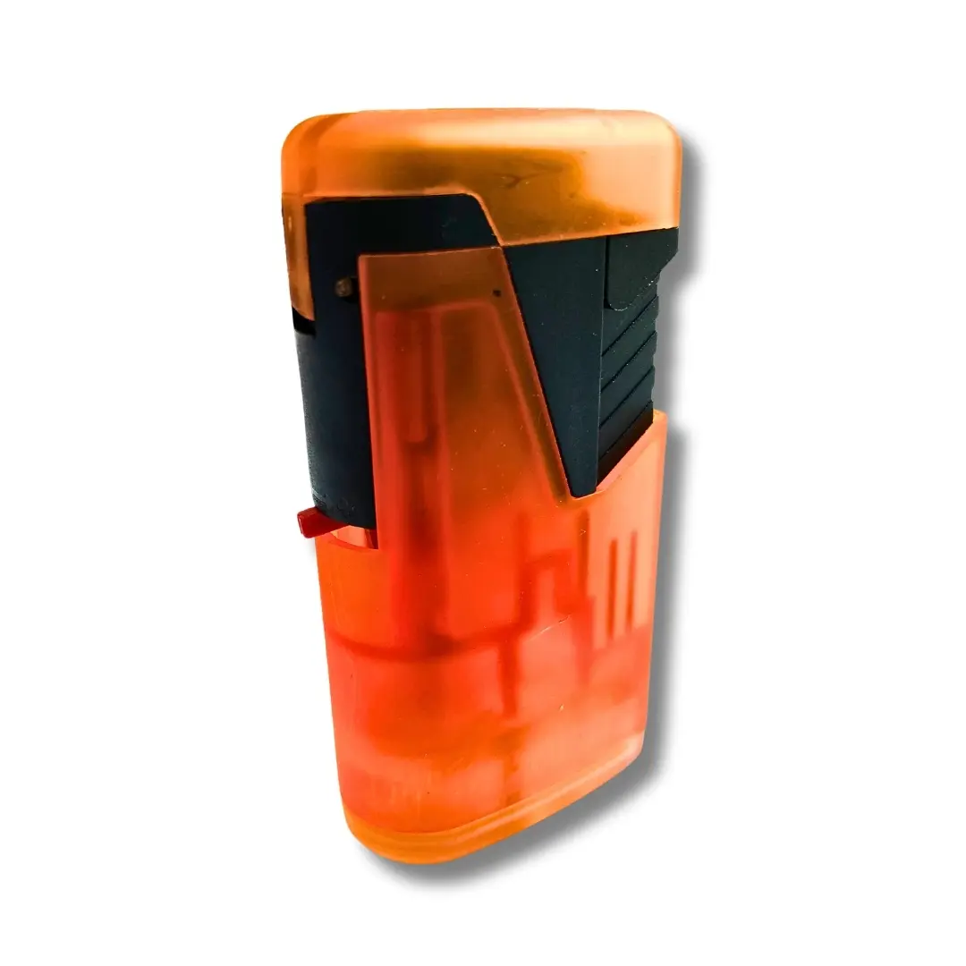 Atomic Sturmfeuerzeug Double Jetflame Orange