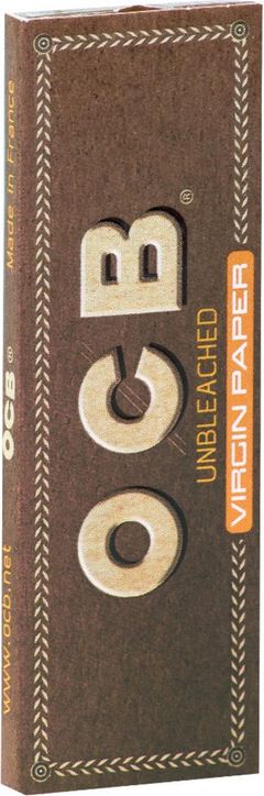 OCB Unbleached kurz Drehpapier/ Blättchen/ Zigarettenpapier 50 Blatt