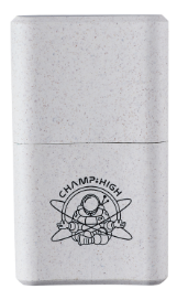 Double Cone Holder Aufbewahrungsbox mit Feuerzeugfach Weiß