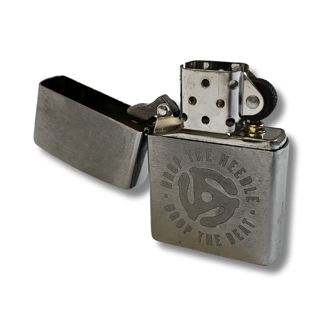 Zippo Feuerzeug Spindle Adapter Aufgeklappt