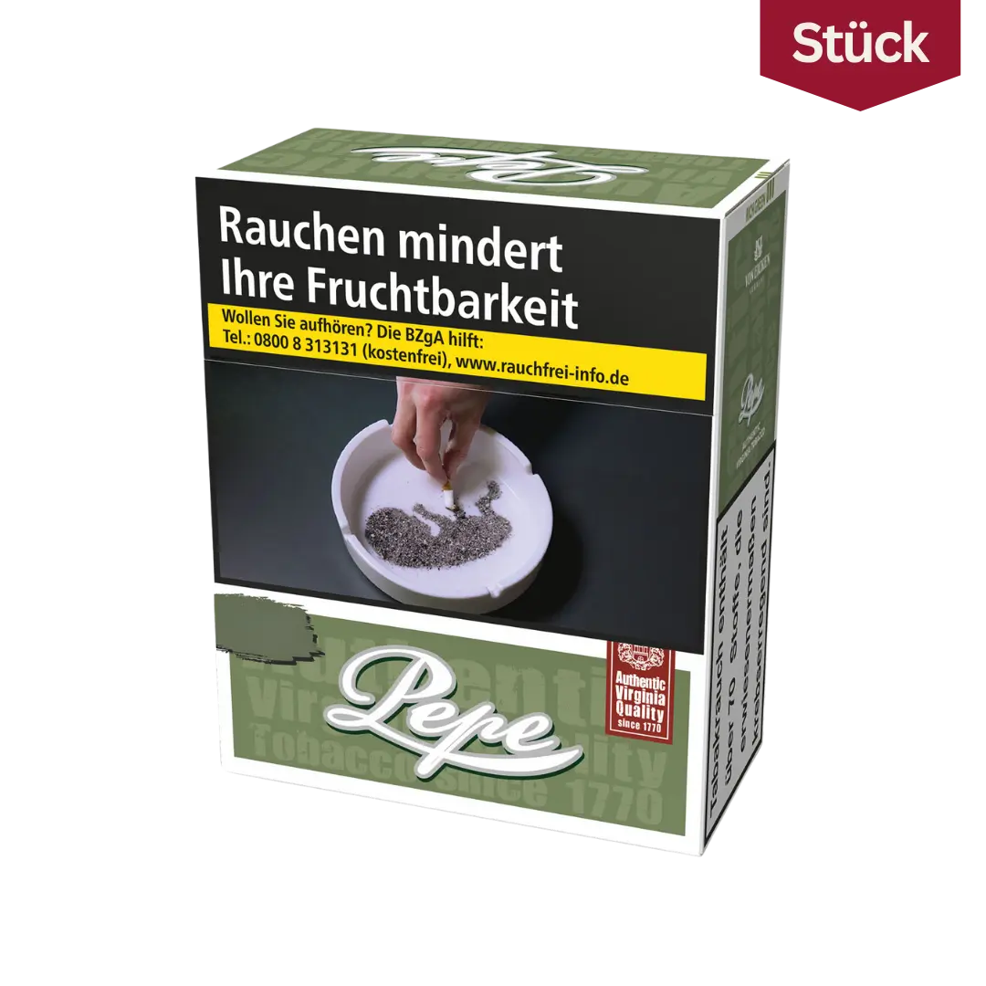 Pepe Rich Green Zigaretten XL