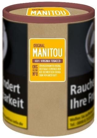 Manitou Organic Blend No8 Tabak 80g Dose (Drehtabak / Feinschnitt)