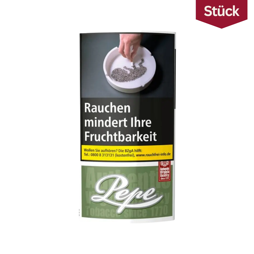 Pepe Rich Green Tabak Feinschnitt Pouch (30g)
