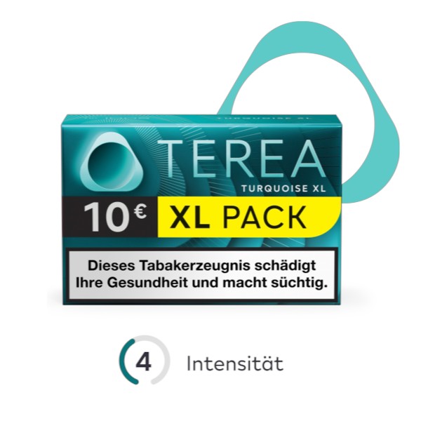 TEREA Turquoise XL - Schachtel mit 26 Sticks für IQOS ILUMA