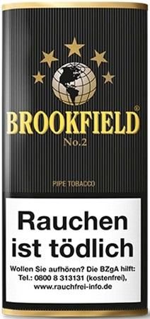 5x Brookfield No.2 (Black Vanilla) Tabak 50g Pouch (Pfeifentabak)