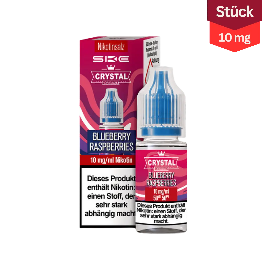 Crystal Blueberry Raspberry SKE Crystal Vape Liquid Blueberry Raspberry 10mg (10ml) | Tabakhero