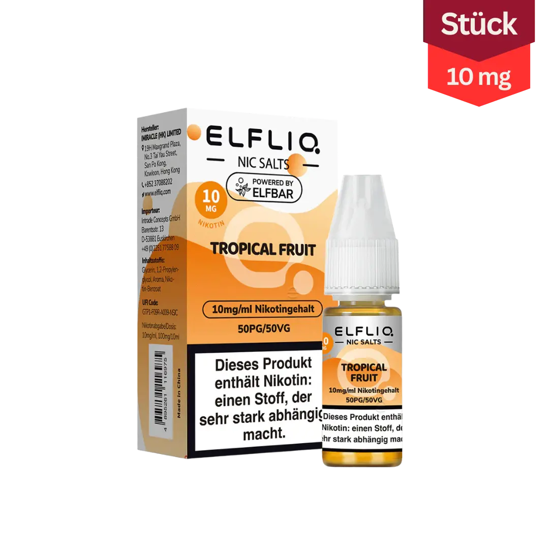 Elfliq Vape Liquid Tropical Fruit 10mg