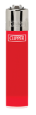 Clipper Feuerzeug Classic Solid Branded Rot