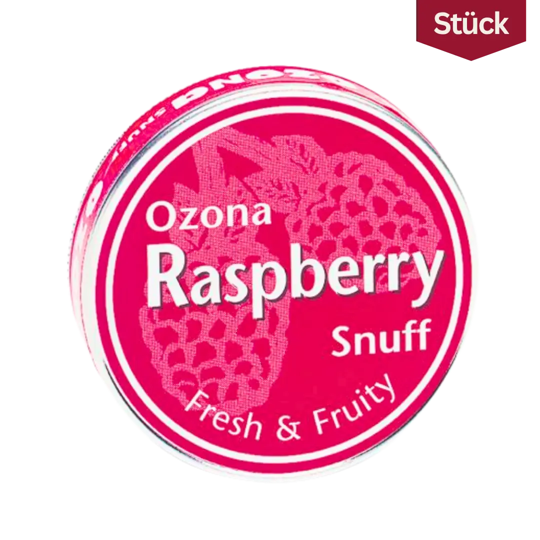 Ozona Raspberry Snuff Schnupftabak Dose