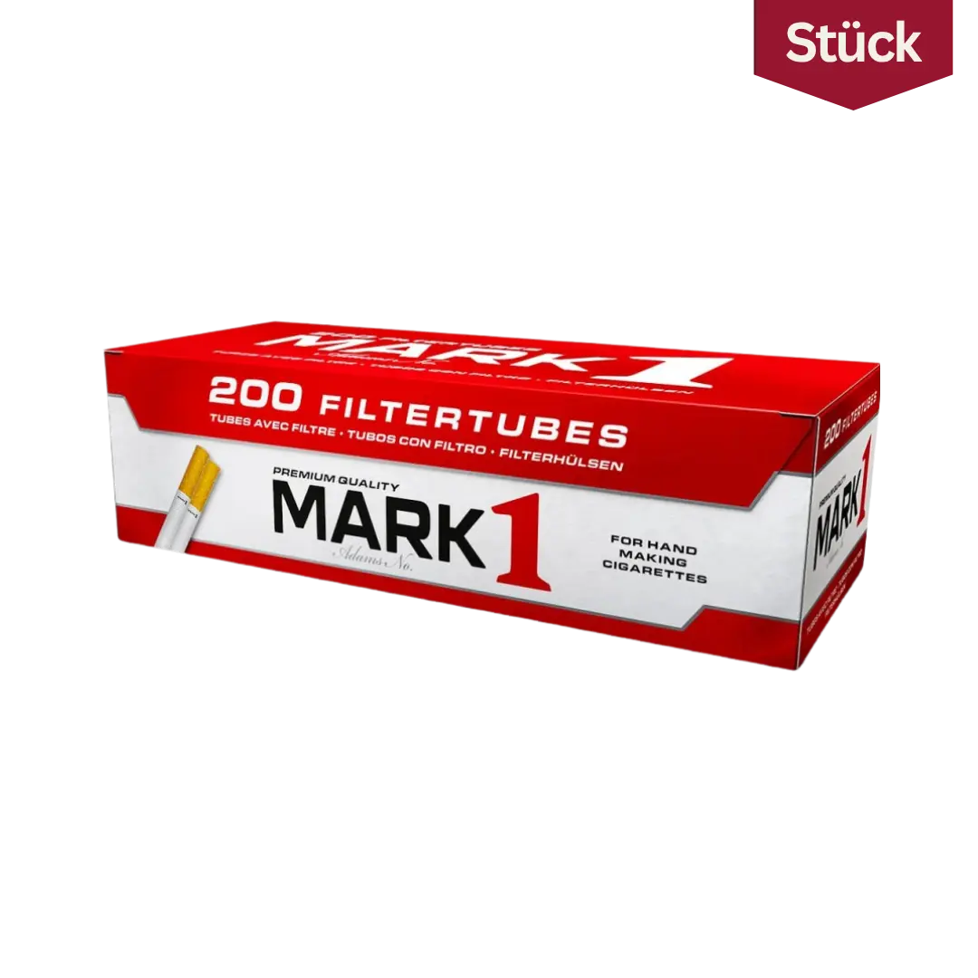 Mark Adams 1 Filterhülsen King Size (200 Stück) Mark Adams 1 Filterhülsen King Size (200 Stück)