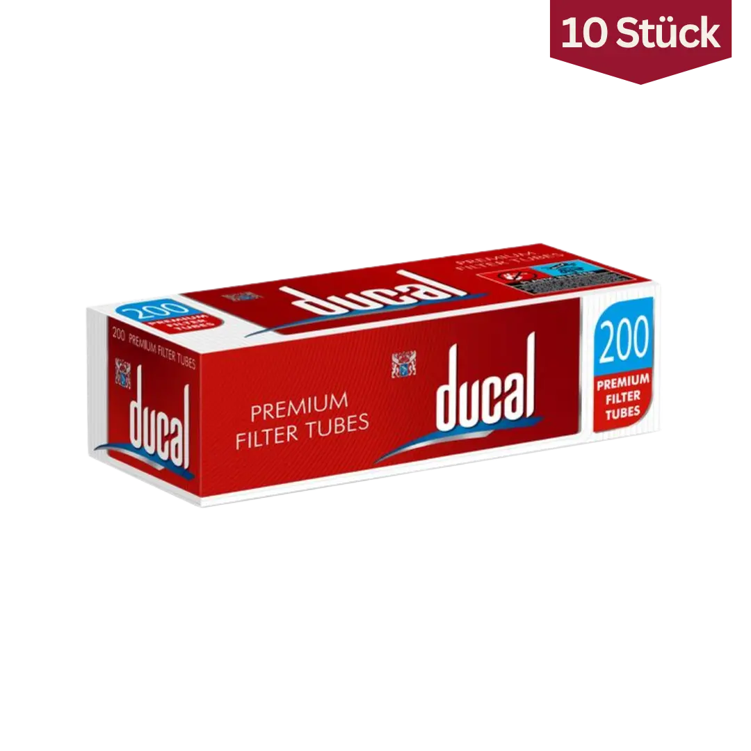 Bundle: Ducal Hülsen Filterhülsen King Size (10x200 Stück)