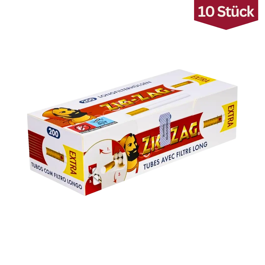 Bundle: Zig Zag Extra Hülsen (10x200 Stück)