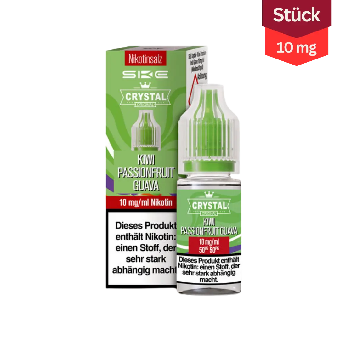 SKE Crystal Vape Liquid Kiwi Passionfruit Guava 10mg